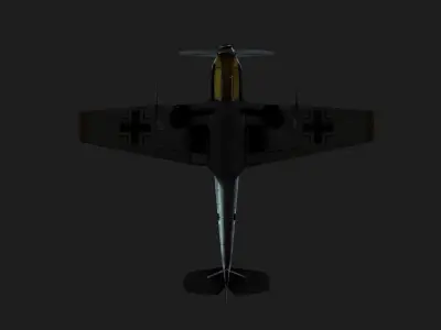 3D Airplane Model  Game Ready  Low Poly Asset Free low-poly 3D model