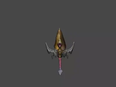 Zeloeman Sword A 55 Low-poly 3D model