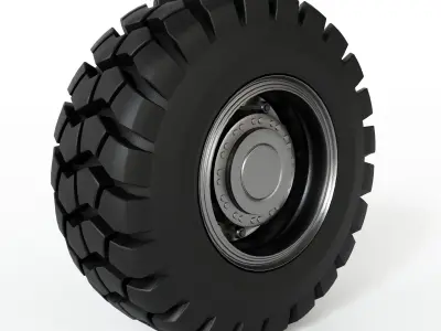Truck Tire 3D model