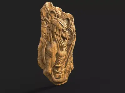 Predator CNC 3D print model