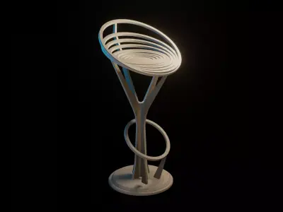 Barstool 1 Free low-poly 3D model