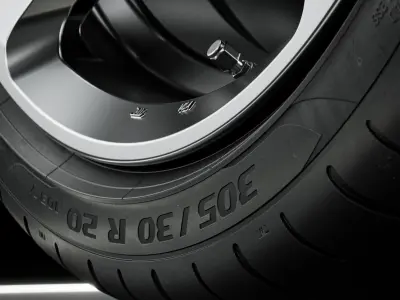 Pirelli PZ4 305 30 R20 Rear 3D model