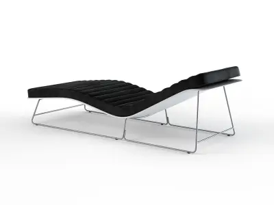 Lounger Leather 3D model