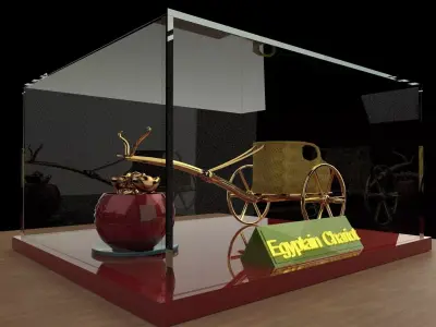 King Tut Chariot  3D model