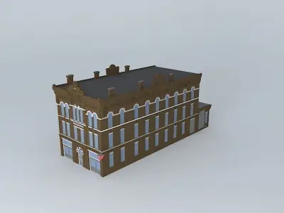 Stn 8 St Paul Minnesota Former Fire Headquarters Station 8 ... Free 3D model