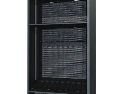 Gun Storage Rack Pack Low-poly 3D model