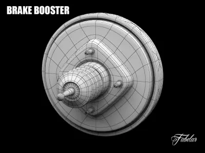 Brake booster 3D model