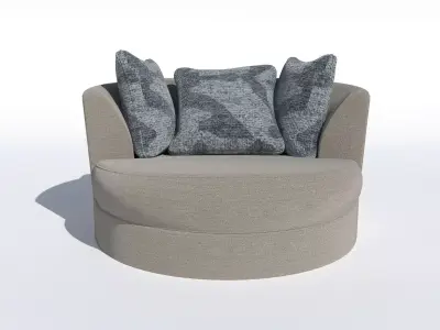 kresla swivel chair 3D model