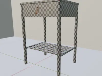 BJORKSNAS Nightstand IKEA Free 3D model