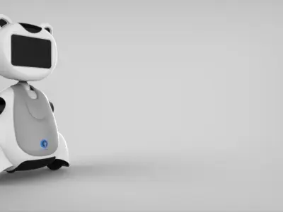 Cusbo robot that looks like bear Free 3D model