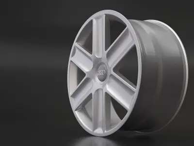 Wheel 3d Model audi 3D model
