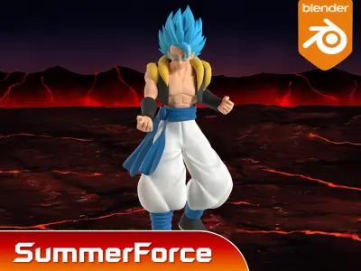 Gogeta - Dragonball Super 3D model