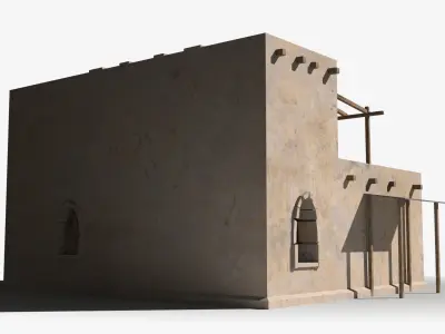 Arab x8 Low-poly 3D model