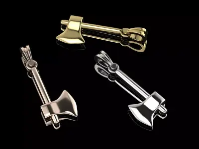Axe pendant 3D print model