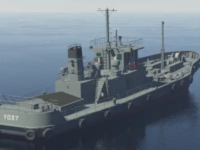 JMSDF yard oiler 3D model