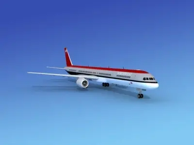 Boeing 757-300 Northwest Airlines 1 3D model