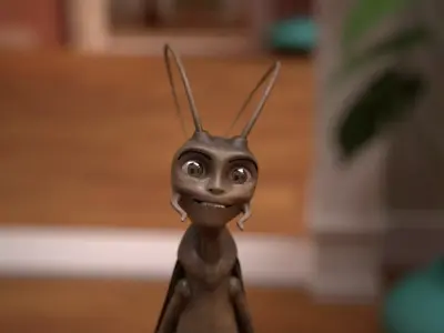 Character BUG - Fully Rigged - MoCap ready  Low-poly 3D model