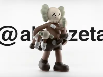 KAWS Clean Slate for Print 3D print model