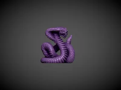 Giant Snake 3D print model
