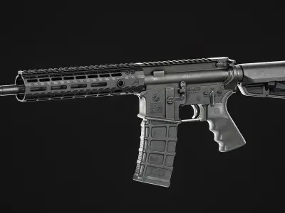 Rearden PRS Muzzle Device Low-poly 3D model