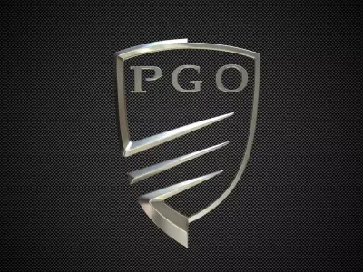 pgo logo 3D model