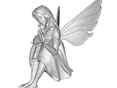 Fedele Garden Statue 3D model