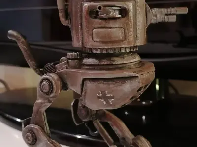 jurghen ww2 style mecha 3D model