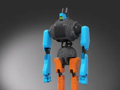 Robotic automat CRb droid 3D model