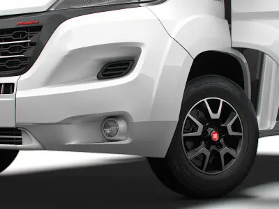 Fiat Ducato Van L1H1 HQ Interior 2023 3D model