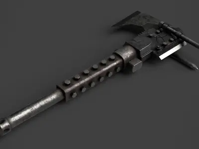 Modifiable Strike Weapon 19 Low-poly 3D model