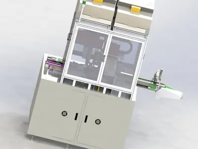 Automatic assembling of touch screen 3D model