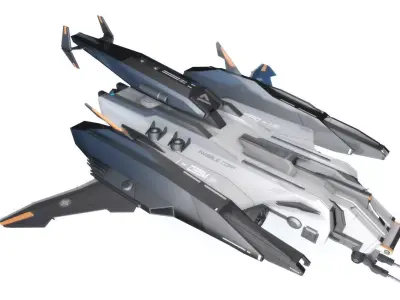 Sci-Fi - Aircraft - Iron 039M 3D model
