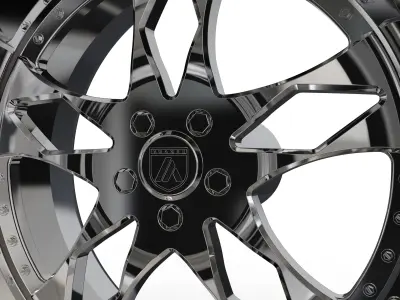 ASANTI AF129 WHEEL 3D MODEL 3D model