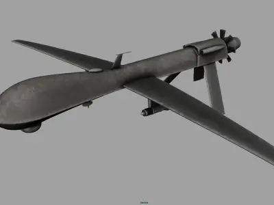 military Atomics Predatorplane drone 3D model