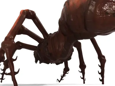 Organism 42-A Low-poly 3D model