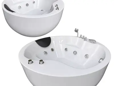 Empava Acrylic Hot Tub 3D model