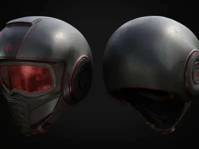 Soldier Helmet Low-poly 3D model get