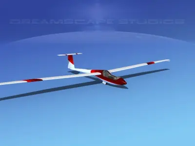 Centrair C-101 Pegase V04 Low-poly 3D model