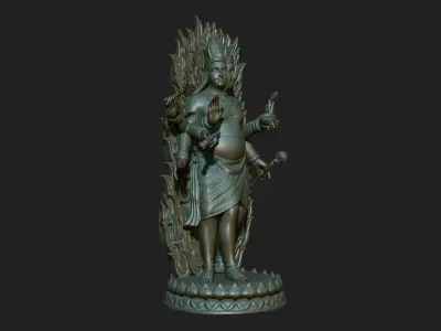 Hindu God Statue 220830 3D print model