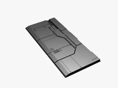 Sci-fi panel 10 3D model