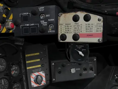 Canberra PR9 3D Cockpit 3D model