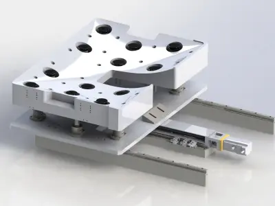 The vacuum platform module 3D model