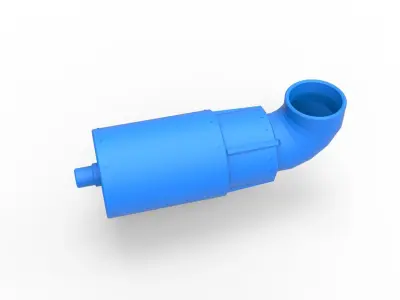 Jet engine 6 Scale 1 to 25 3D print model