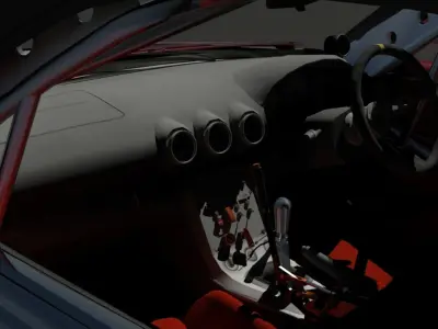 gydro Hand Brake Low-poly 3D model