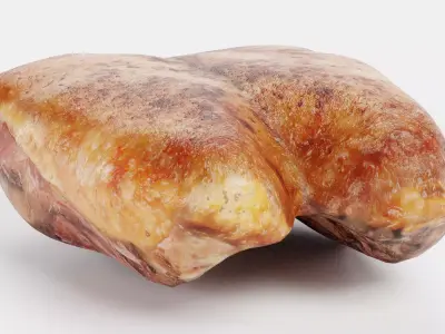 -Duck Breasts- Low-poly 3D model