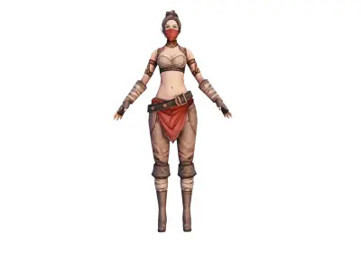 Fantasy girl  3D model