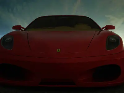 Ferrari F430 Free low-poly 3D model