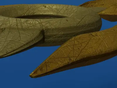 Pantheon Spear Free low-poly 3D model