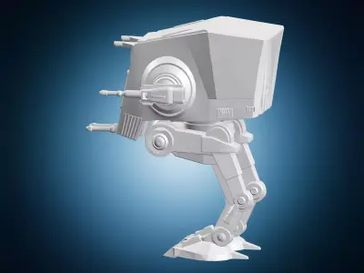 Star Wars at St Walker Model 3D print model