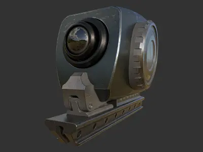 scifi m1 Low-poly 3D model